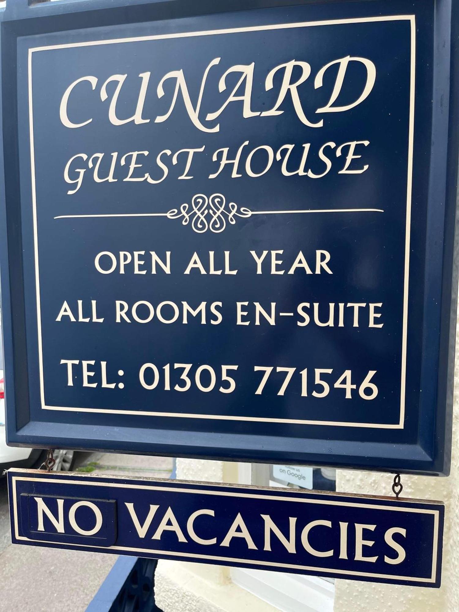 Cunard Guest House Weymouth Bagian luar foto